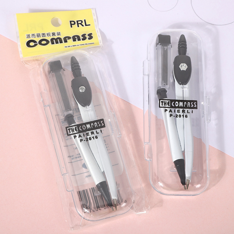 Creative Primary and Middle School Students Exam Compass Set Drawing Design Circle Tool Math Classroom Answering Learning Supplies
