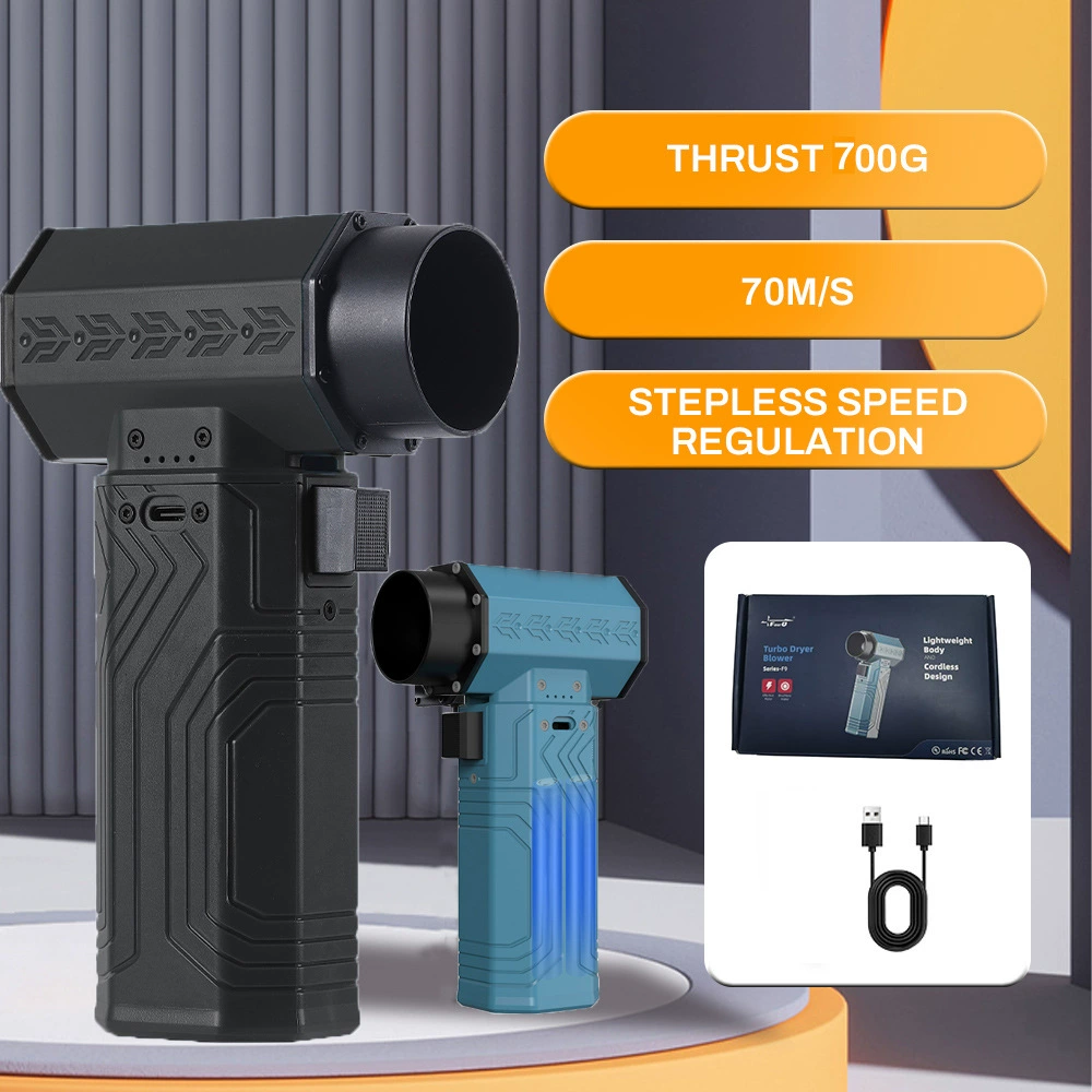 Популярный трансграничный мощный ручной вентилятор для удаления пыли, снега и воды, высокопроизводительный турбинный вентилятор для волос.