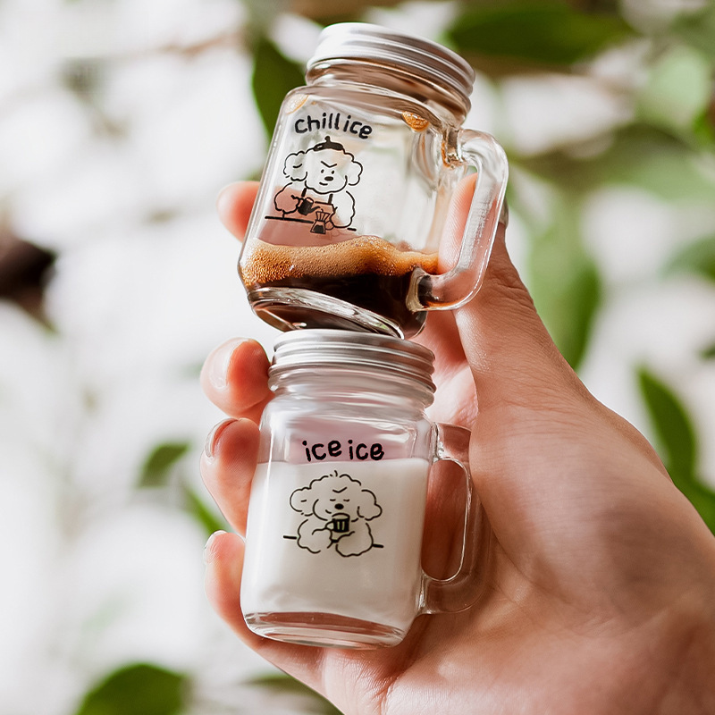 Mini Coffee Concentrate Dispensing Bottle for Cold Brew, Transparent Sealed Small Storage Container
