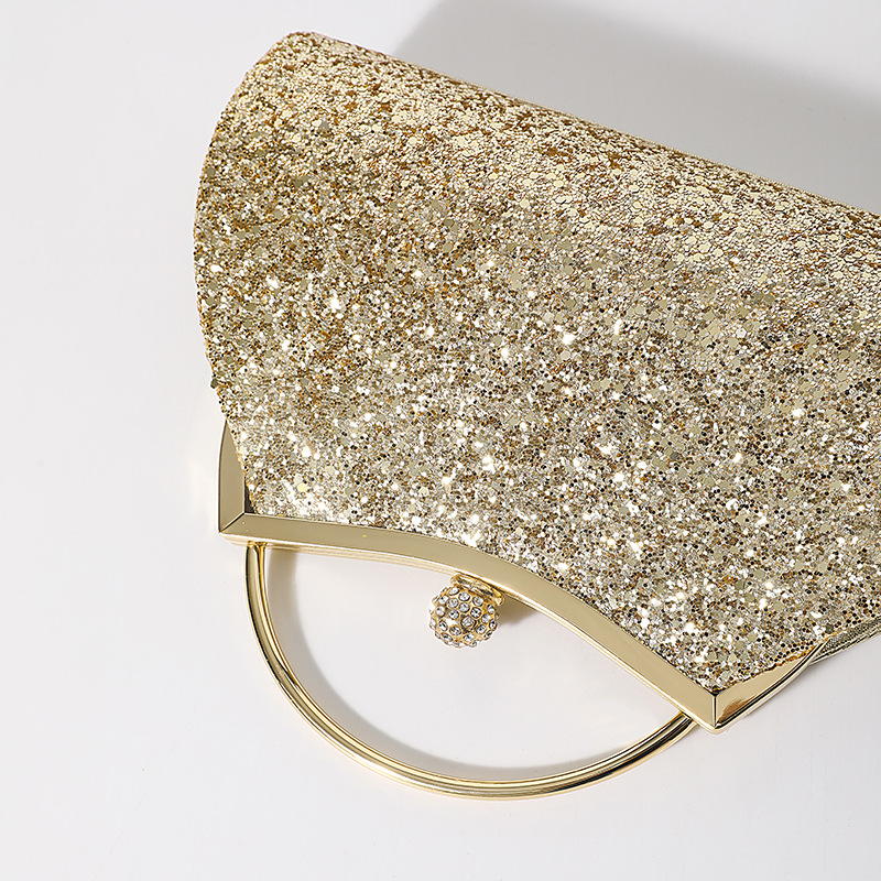 Women's Sparkling Diamond Crown Evening Clutch Bag Wedding Gift_voghion.com