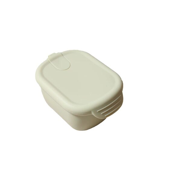 South Korea Ins Baby Food Supplementary Preservation Box Platinum Silicone Food Supplementary Pot Frozen Storage Fresh-keeping Drop-resistant Steamable