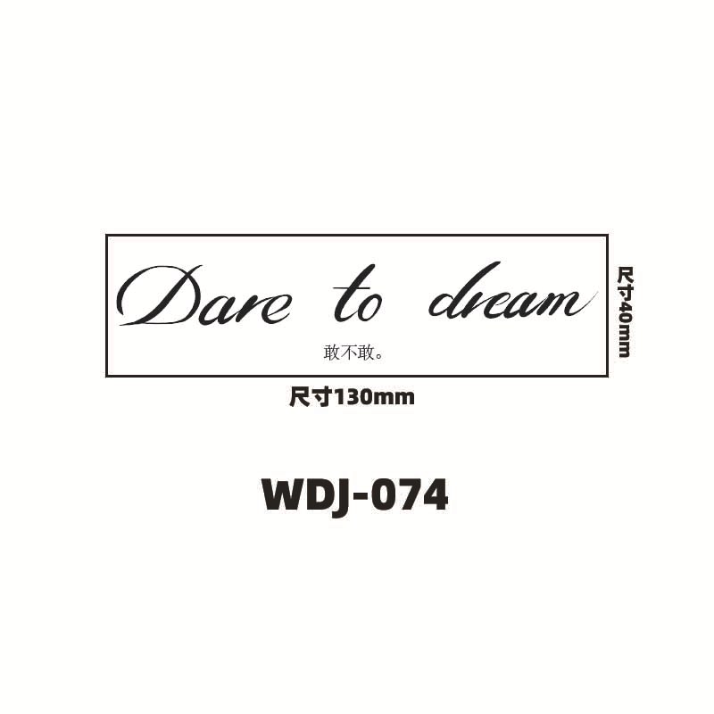 Jugo de hierbas pegatinas de tatuaje letras inglesas pegatinas de tatuaje de clavícula de la mano de espalda alta sensación impermeable a prueba de sudor semipermanente