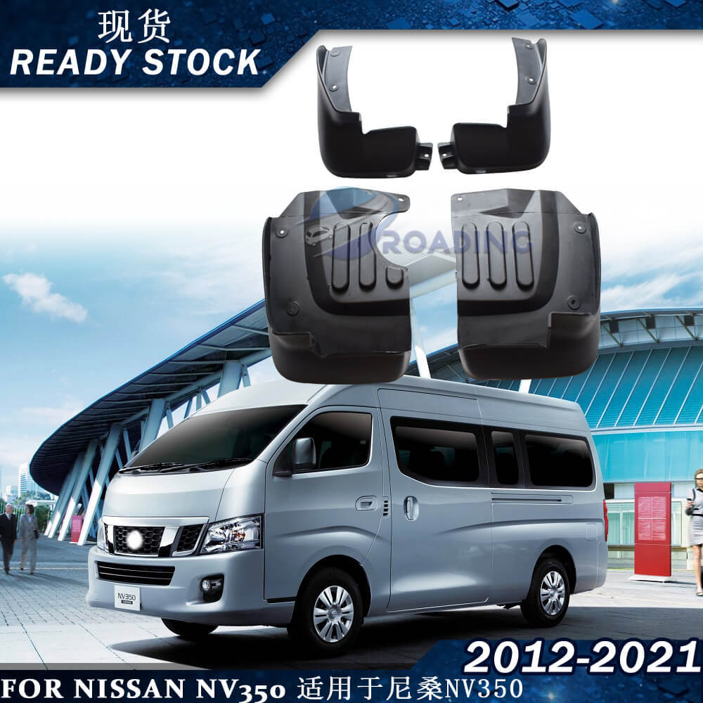 Suitable for Nissan NV350 mud flaps, 2012-2021 models; Nissan NV350 URVAN mud flap modification accessories