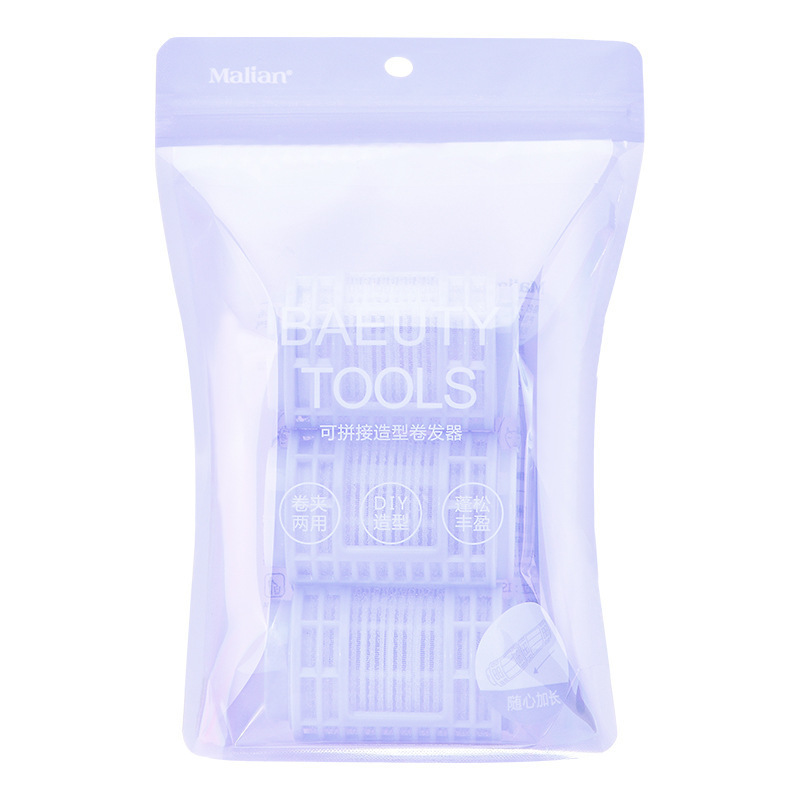 Marian 3 paquetes de rizos de cabello de empalme DIY estilo de velcro rizos tubo de cabello float broches 1405