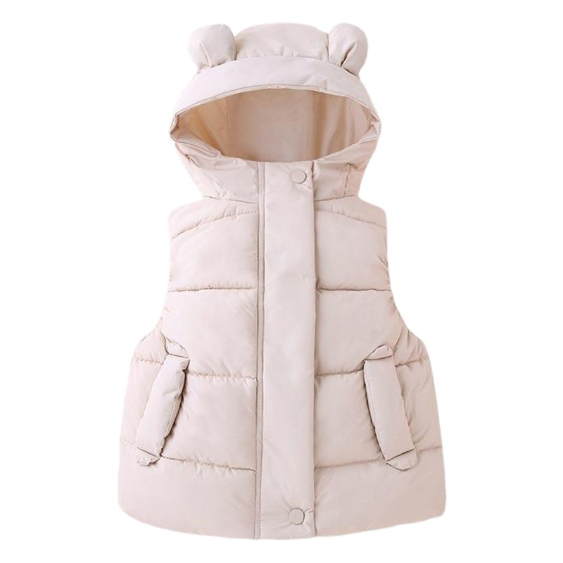 Chaleco con capucha para niños