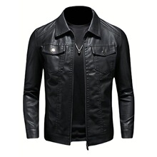 Z 27987 Men's Leather Biker Jacket ��ʿƤ�� ����ѷ�羳ŷ����