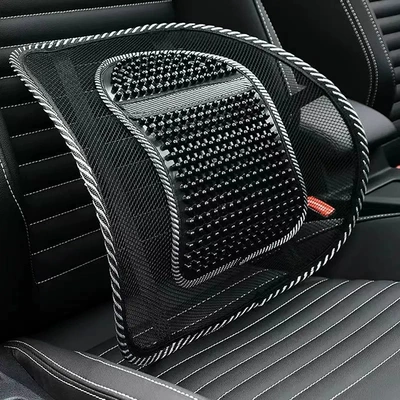 Summer Car Seat Ice Silk Waist support - large-leather-nail-waist-support1