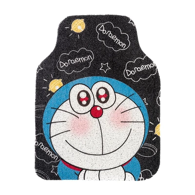 Avtomobil döşəmə paspasları: car anti-dirty scratch floor mat - silk-circle-blush-doraemon-front-foot-pad-1-front-foot-pad-5064-rear-foot-pad-5050