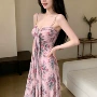 碎花修身夏季新款连衣裙