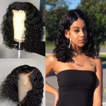 European and American wig African wig headgear women's short hair black chemical fiber short curly hair African small curly high temperature silk headgear - ShopShipShake