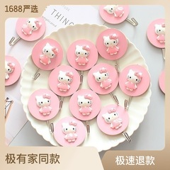 かわいい漫画のピンクの少女の心のアイデア家庭用キッチンの木製の強力な接着剤の壁のドアの後ろのフックは穴を開けないでください