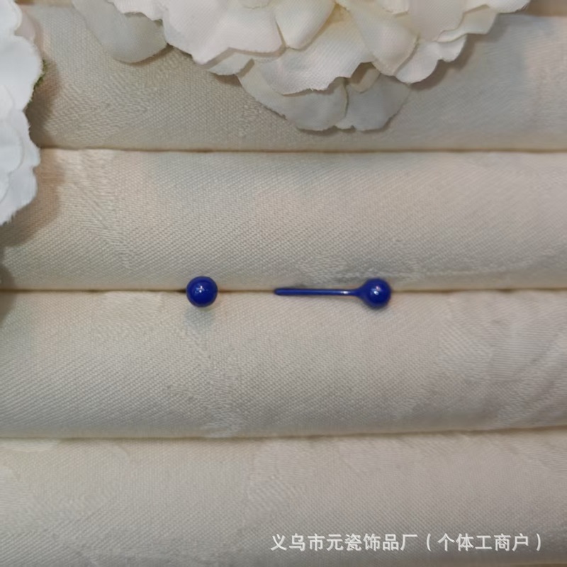 新型陶瓷4mm圆头耳钉简约时尚个性百搭养耳洞免摘陶瓷耳钉饰品|undefined