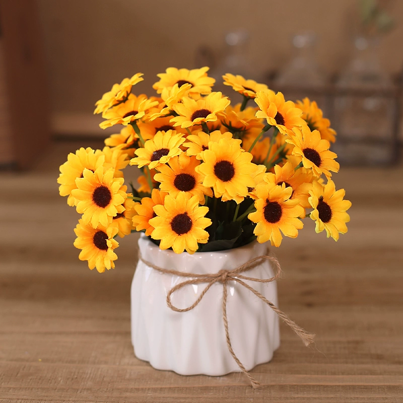 Nordic simulation flower decorative flower decorative flower room fake flowers fake flower plastic flower dining table flower bionic bionic flower bleaching flowers