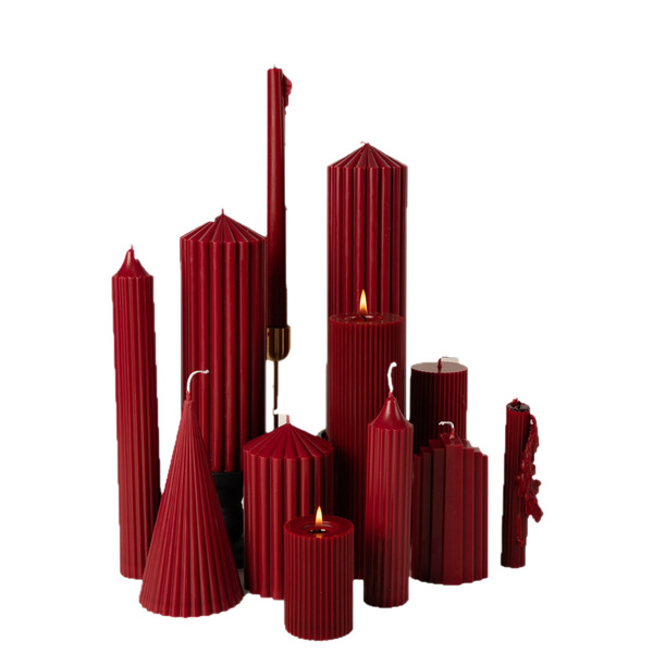 Retro burgundy aromatherapy