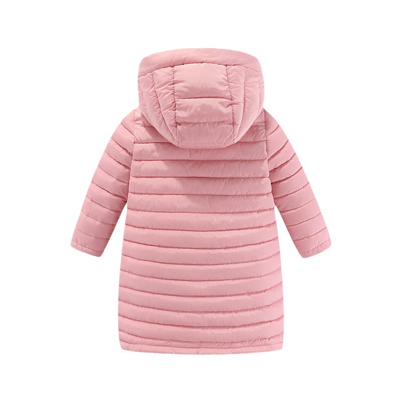 Chaqueta acolchada de algodón para niños y niñas de media longitud chaqueta acolchada de algodón para niños