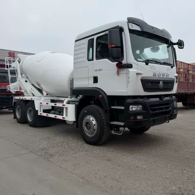 Heavy-duty HOWO 6*4 concrete mixer truck, 6-12 cubic meter cement mixer truck, heavy-duty concrete mixing and transport vehicle (Betonqarışdıran maşınlar)
