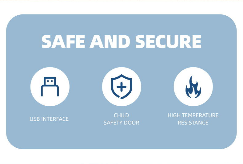 European Standard USB Cube Socket With Night Light/time Display/converter, Compact Multi-functional Power Strip For Home_voghion.com