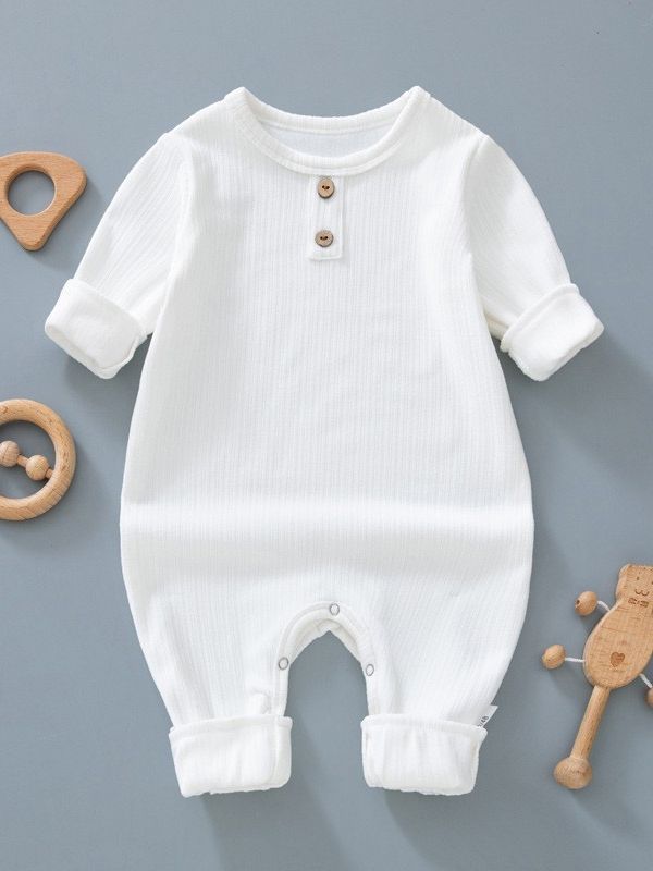 Bebé mono primavera y otoño manga larga delgada hombres y mujeres ropa de bebé pijamas sin hueso mameluco estilo occidental otoño mameluco