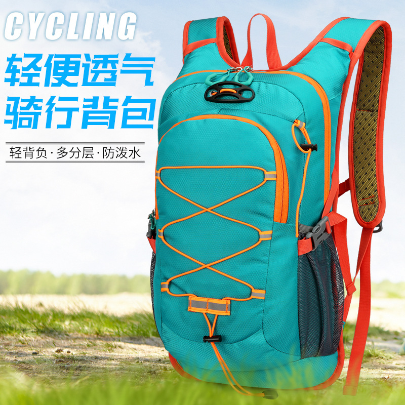 Cross-Border Outdoor Backpack New Lightweight Water-Repellent Sports Backpack Men's and Women's Leisure Hiking and Cycling Bag