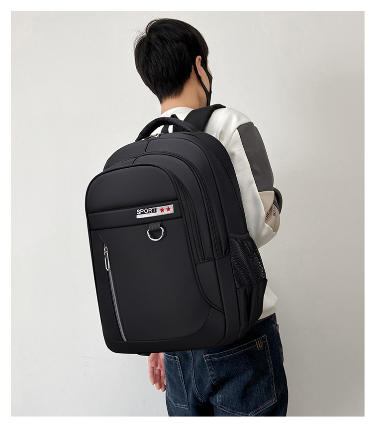 Lässige Mode-reisetasche 2021 Einfarbiger Rucksack Mit Großer Kapazität display picture 1