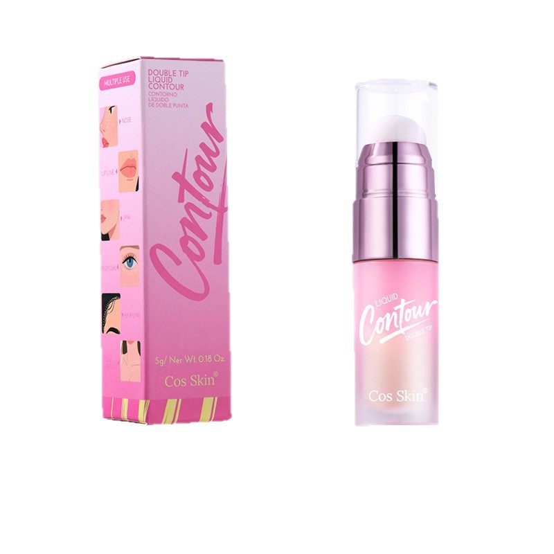 CosSkin Two-head Repair Stick Matte Highlight Silhouette Natural Durable Liquid Two-head Repair Pen