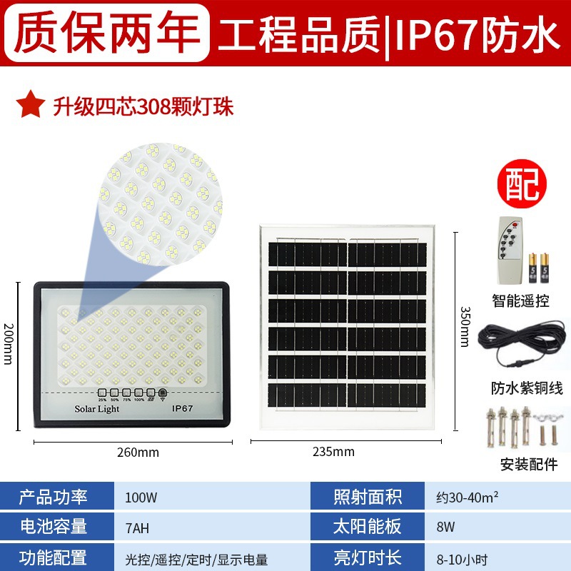 La electricidad muestra una estrella llena de 500w 308 perlas.