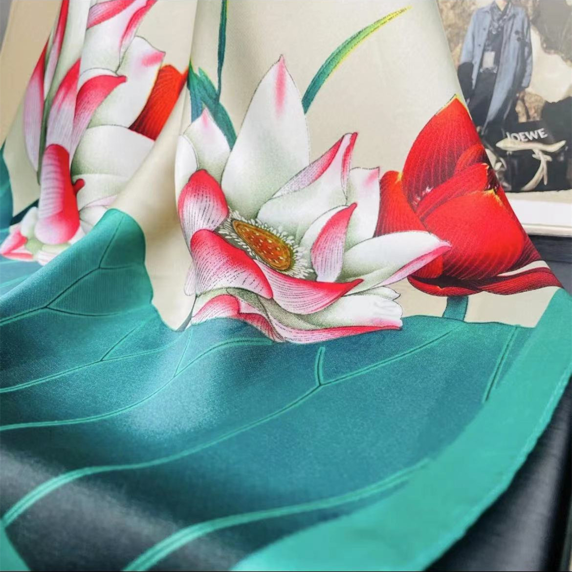 seda de seda profesional 70 toallas de primavera, otoño y verano damas toallas de seda delgadas toallas solares toal universal