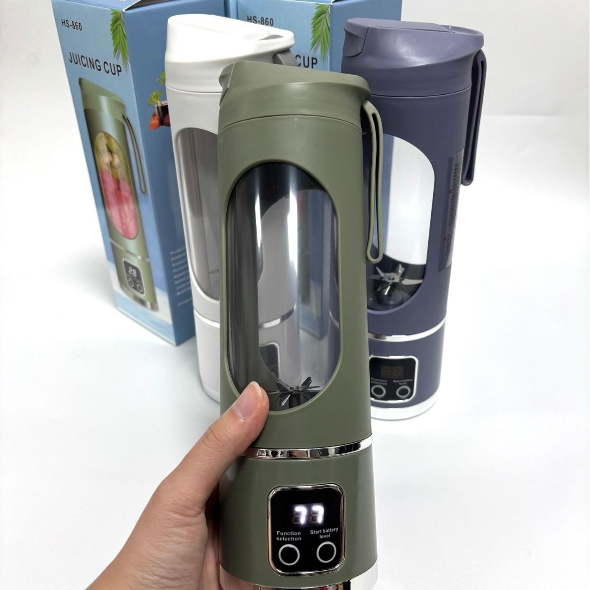 12 cuchillos transfronterizos taza de jugo portátil multifuncional taza de acompañamiento de usuario doméstico taza de máquina de jugo exterior mezclador automático