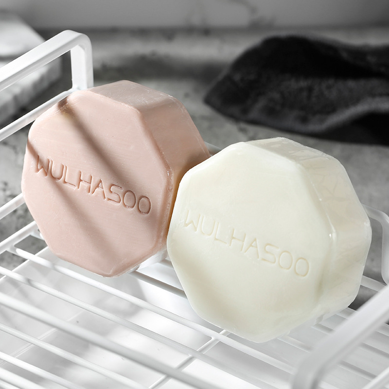Korean Luhuaxiu rice handmade soap 95g volcanic mud cleansing soap wholesale Thai rice flavor essential oil soap