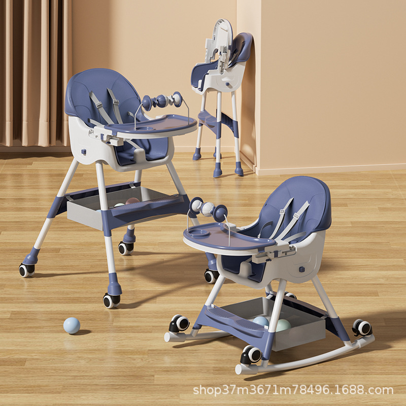 Silla de comedor para bebés, silla plegable multifuncional para bebés, mesa de comedor para bebés portátil, asiento para niños