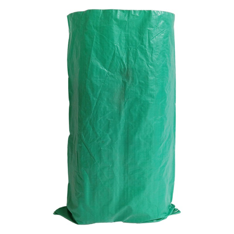 Verde PP engrosada bolsa de piel de serpiente bolsa de embalaje de movimiento expreso bolsa de embalaje grande bolsa de cemento bolsa tejida fábrica