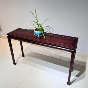 Mahogany Strip Case East African Black Sour Branch Supply Table Entrance Entrance Entrance Table Simple Ming Style Flat Head Case Tribute Table Wall Table