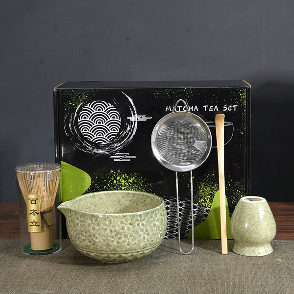 Matcha, tea cup, set, 5 pieces