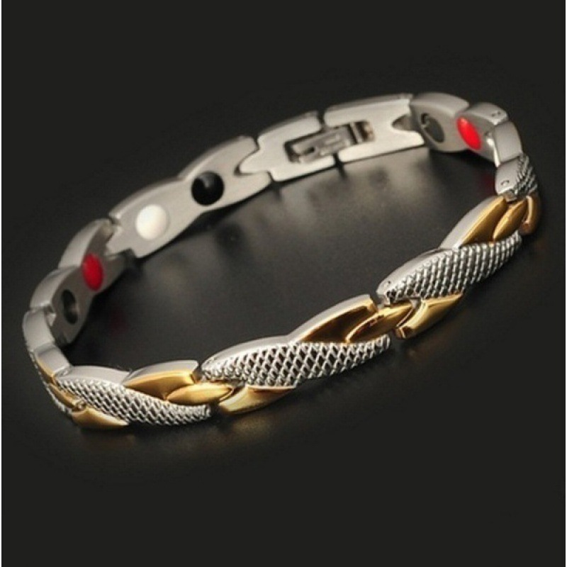 European and American Independent Websites Are Selling Hot-Selling Men's and Women's Bracelets, Titanium Steel Alloy Bracelets, Personalized Creative Dragon Pattern Magnet Bracelets