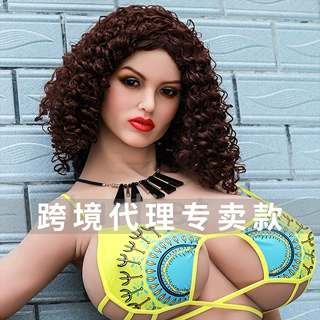 跨境专供实体硅胶娃娃非充气带骨骼真人版3d男用自慰器大肥婆出口