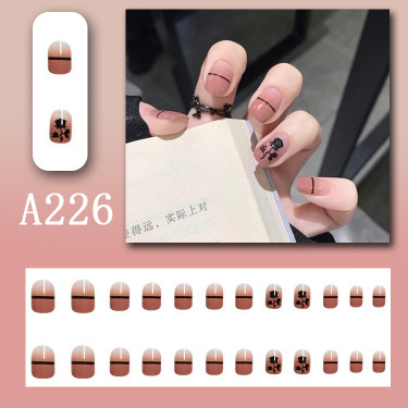 温柔甜美御姐少女学生小清新高级感晕染渐变穿戴甲美甲爆款合集|undefined