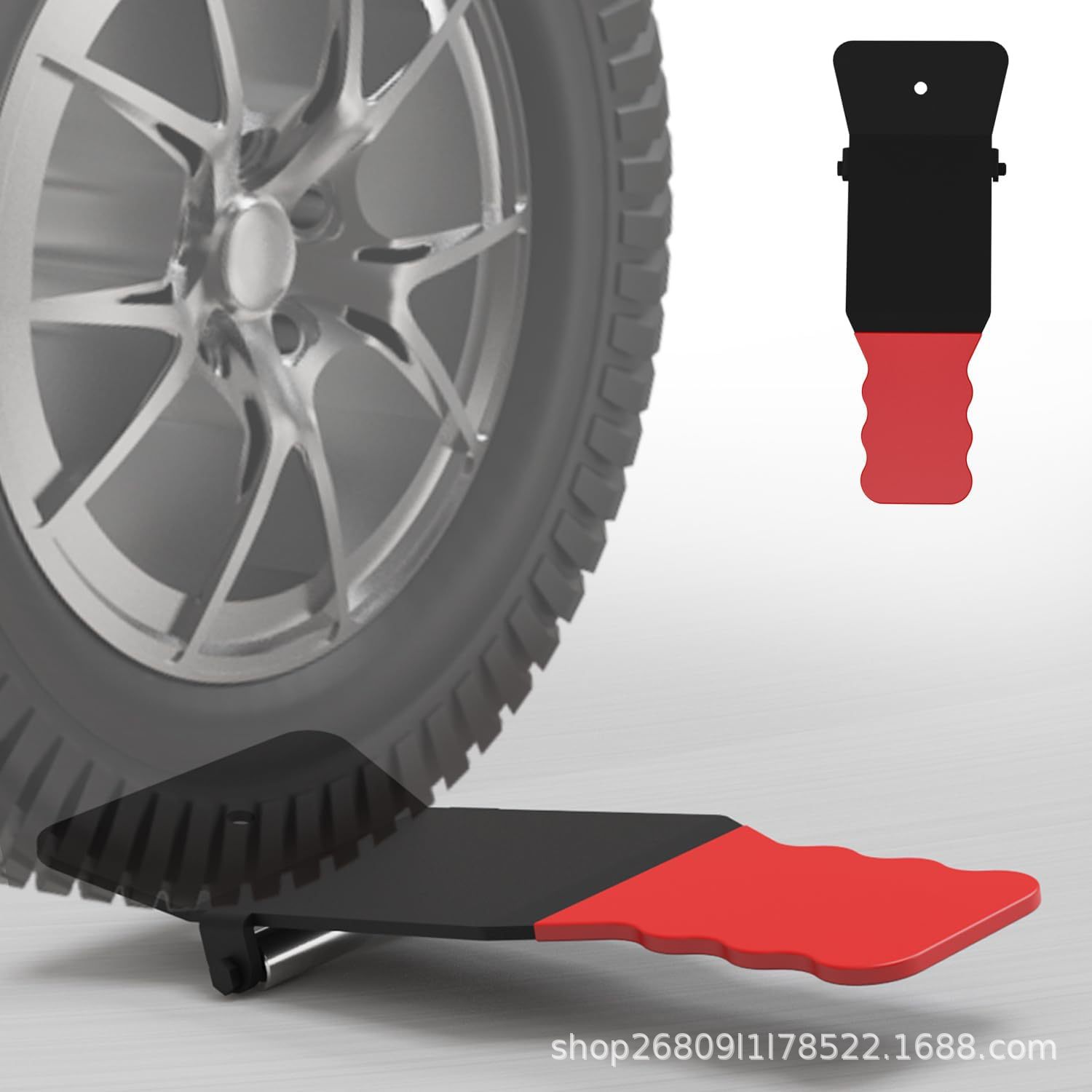 重型车轮轮胎快速升降工具便携式太空铝质汽车轮胎升降机轮胎工具