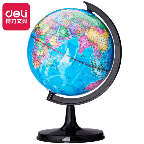 Deli globe for elementary school students, mini trumpet, large size, high school 20cm 32cm globe wholesale