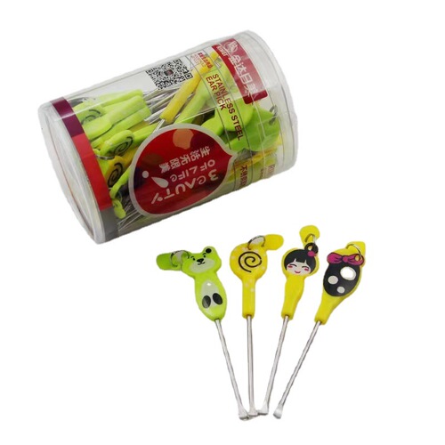 Kinda Rimi E614 Cartoon Ear Scoop Portable Bottled Ear Scoop Cute Ear Picking Pediatric Ear Picking Ear Picking Wholesale