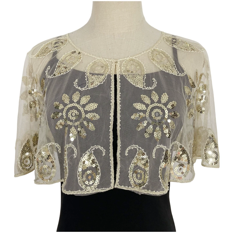 Свадебное платье, накидка, короткий жилет, тонкие ногтей sequins, жакет, (跨境交易) европейский стиль