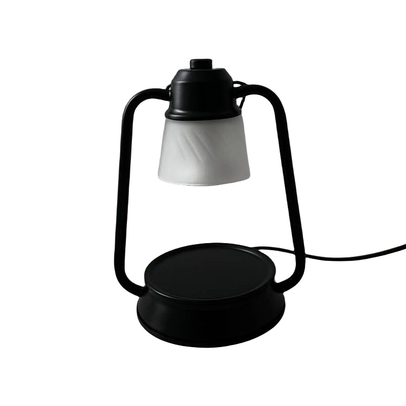 Transfronterizo americano retro vela lámpara hierro aromaterapia cera lámpara dormitorio mesita de noche escritorio libre de fuego lámpara de mesa creativa