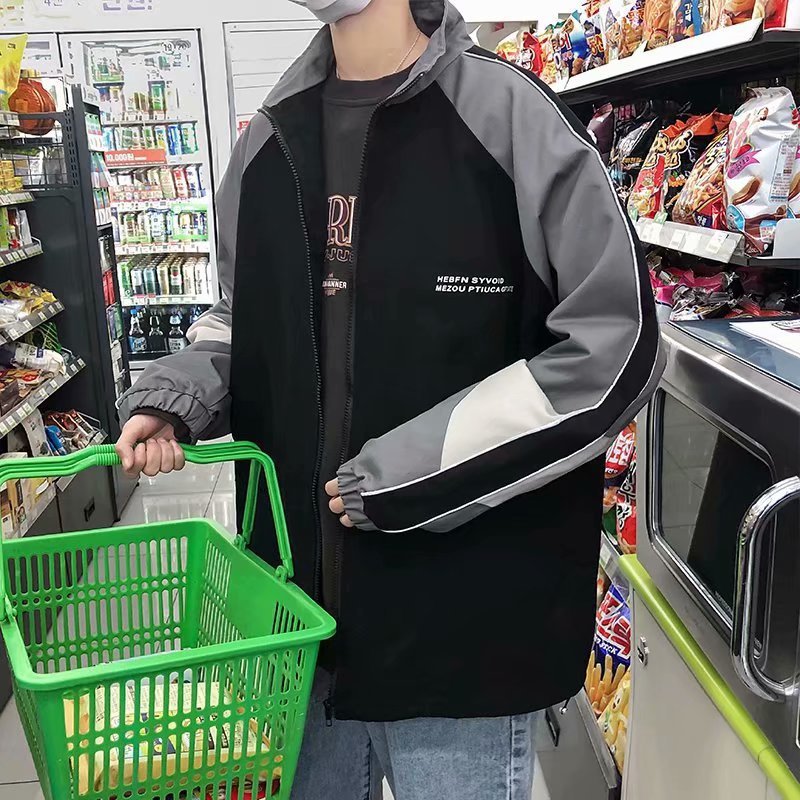 2024 nueva chaqueta de otoño para hombre, suelta, talla grande, tendencia de la calle alta, guapo, chaqueta de calle frita reflectante, ventilador de gama alta
