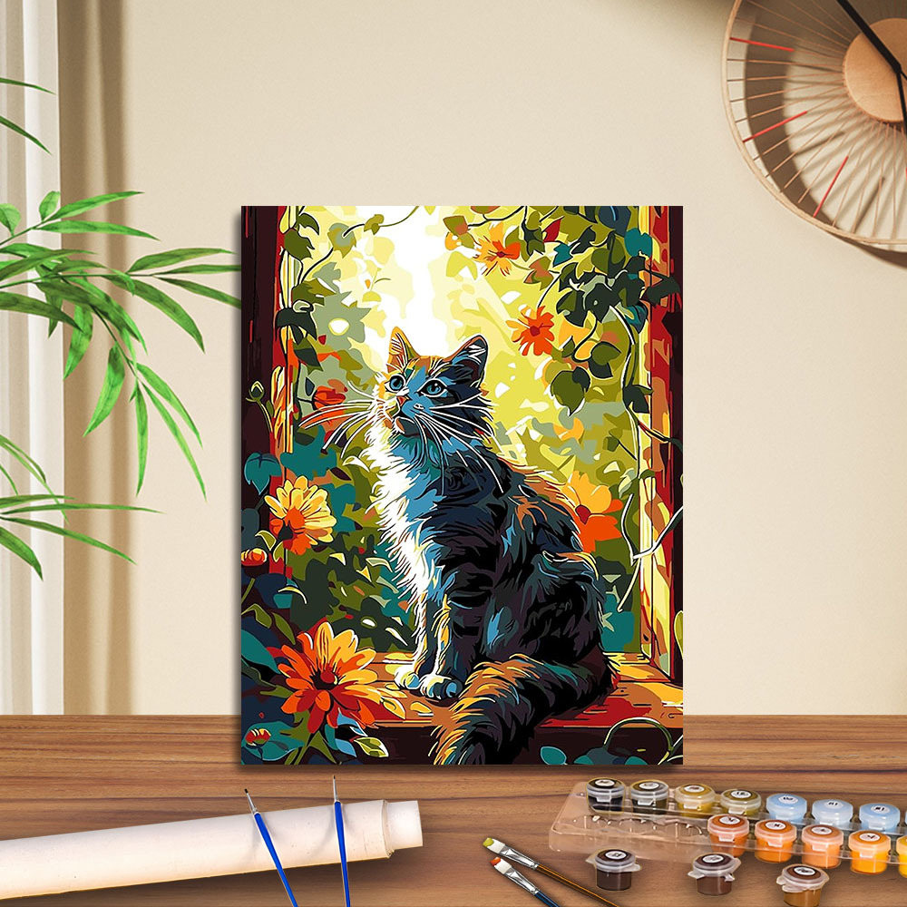 Transfronterizo jitdiy agente de pintura al óleo digital fabricantes al por mayor puestos de pintura al óleo artesanal pintura decorativa Amazon relleno de color