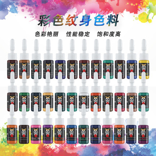 Tattoo pigment tattoo ink tattoo practice pigment multicolor 5ML suit tattoo supplies color cream wholesale cross-border