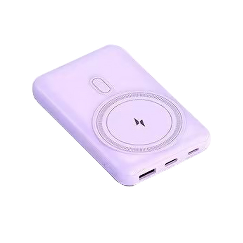 Mini banco de energía de pantalla digital inteligente de 10000 mAh, carga rápida inalámbrica de gran capacidad, fuente de alimentación móvil portátil