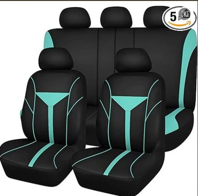 Wine Glass Style Universal – Seat cushion, seat cover - mint-green-2-piece-set-single-seat