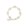 Fresh summer cute retro bracelet from pearl, jewelry, accessory, flowered
