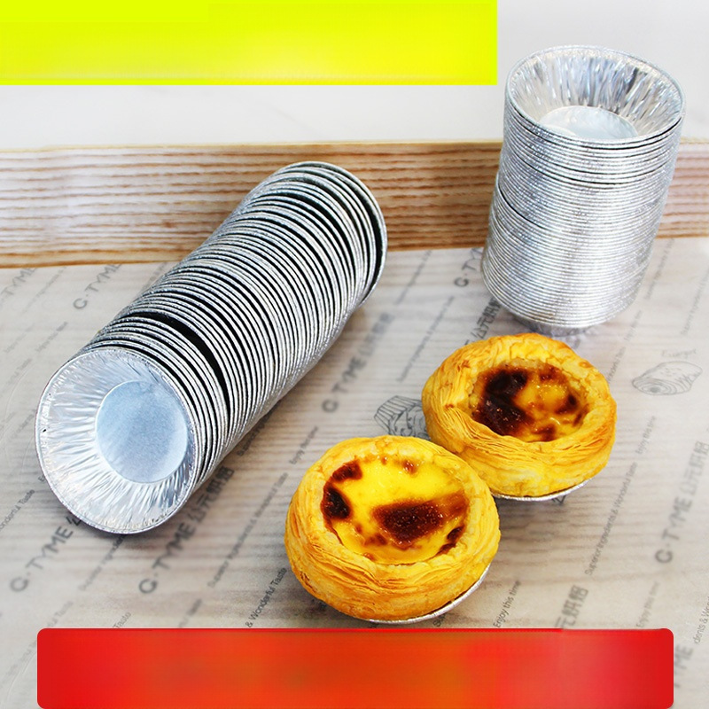 Egg Tart Foil Tray, Cake Bowl, Oven Household Baking Tools, Cake Mold, Disposable Egg Tart Foil