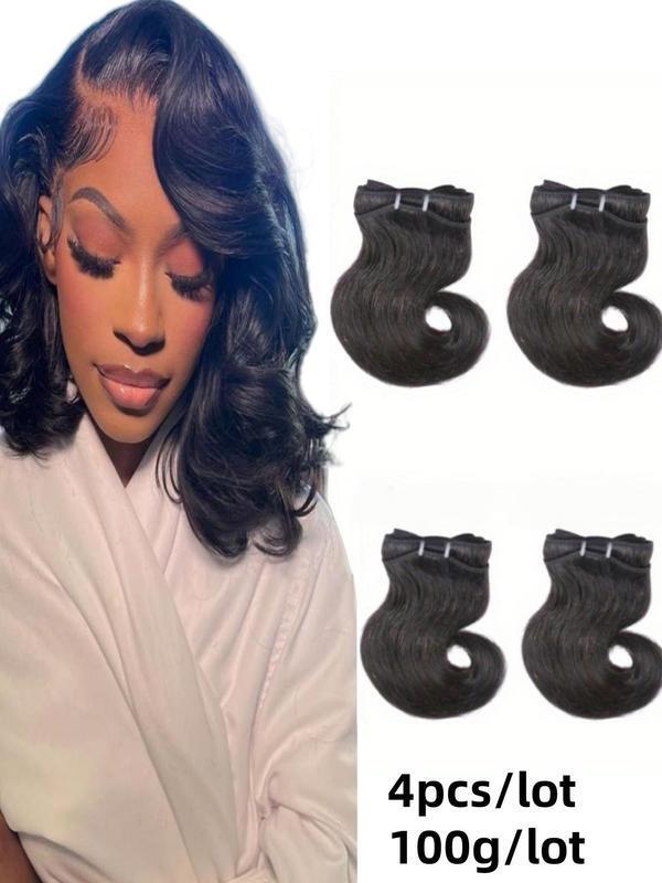 2025 New Cross-Border Delivery 10inch Brazilian Body Wave Hair Bundles Human Hair Cross-Border Delivery