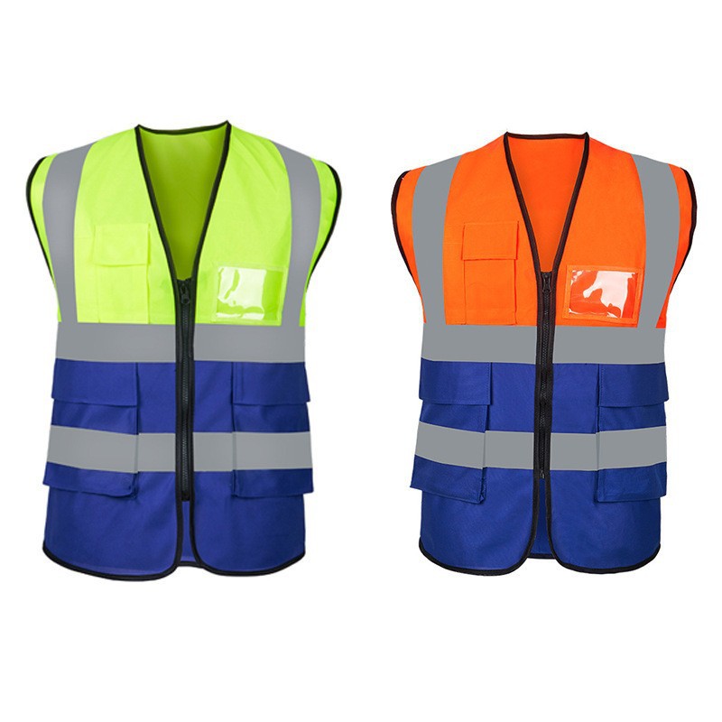 chaleco de seguridad reflectante mayorista de construcción chaleco reflectante de tráfico de carretera de servicio chaleco reflectante de higiene ambiental ropa de trabajo